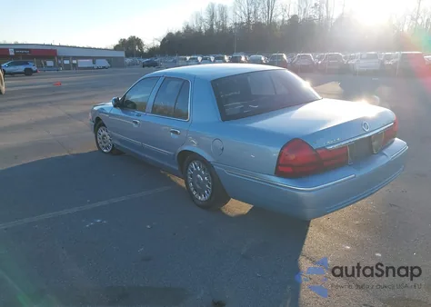 2004 Mercury Grand Marquis Gs from USA, damaged, VIN 2MEFM74WX4X621886